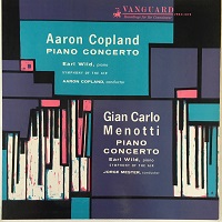 Vanguard Classics : Wild - Copland, Menotti
