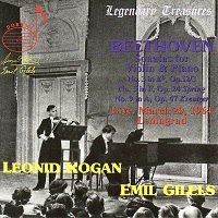 Doremi Legendary Treasures : Gilels - Beethoven Violin Sonatas