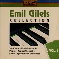 Eurodisc : Gilels - Saint-Saens, Frank, Poulenc