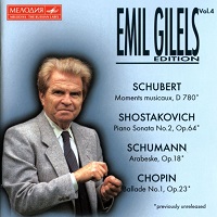 �Melodiya : Gilels - The Edition Volume 04