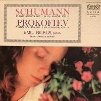 Artia : Gilels - Schumann, Prokofiev