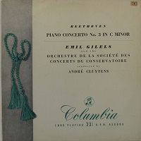 Columbia : Gilels - Beethoven Concerto No. 3