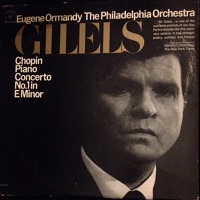 �Columbia : Gilels - Chopin Concerto No. 1
