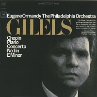 Columbia : Gilels - Chopin Concerto No. 1