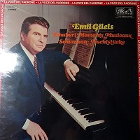 La Voce del Padrone : Gilels - Schubert, Schumann