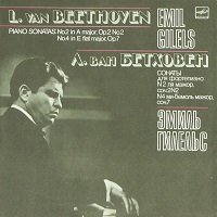 �Melodiya : Gilels - Beethoven Sonatas 2 & 4