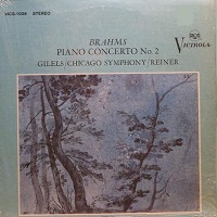 RCA : Gilels - Brahms Concerto No. 2