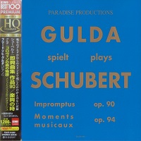 EMI Japan : Gulda - Schubert Impromptus, Moment Musicaux