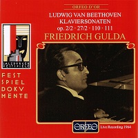 �Orfeo : Gulda - Beethoven Recital