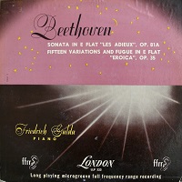 �London : Gulda - Beethoven Sonata No. 26, Eroica Variations