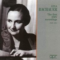 Apr : Bachauer - The First HMV Recordings