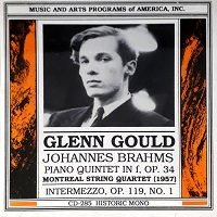  Music & Arts : Gould - Brahms Quintet, Intermezzo