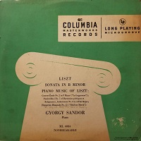 Columbia : Sandor - Liszt Sonata