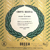 Decca : Katchen - Chopin Ballade No. 3, Scherzo No. 3, Fantasie