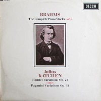 �Decca : Katchen - Brahms Paganini Variations, Handel Variations