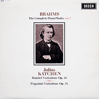 Decca : Katchen - Brahms Paganini Variations, Handel Variations