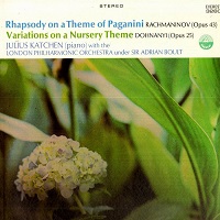 �Everest : Katchen - Dohnanyi, Rachmaninov