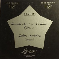 London : Katchen - Brahms Piano Sonata No. 3