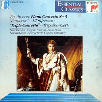 Sony Classical Essential Classics : Fleisher, Istomin - Beethoven Concerto No. 5, Triple Concerto