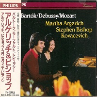 Philips Japan : Argerich, Kovacevich - Bartok, Mozart, Debussy