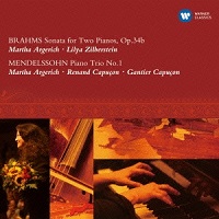 Warner Japan : Argerich, Zilberstein - Brahms, Mendelssohn