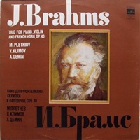 Melodiya : Pletnev - Brahms Trio
