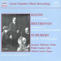 Naxos : Cortot - Haydn, Beethoven, Schubert