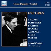 Naxos : Cortot - Chopin, Schubert, Brahms