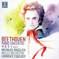 Erato Japan : Angelich - Beethoven Concertos 4 & 5