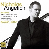 Warner Japan : Angelich - Brahms Concerto No. 2, Klavierstucke