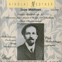 Dante : Medtner - Medtner Sonata-Ballade, Concerto No. 3