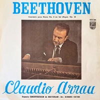 Philips : Arrau - Beethoven Concerto No. 4