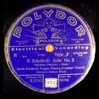 Polydor : Schulhoff - Schulhoff Suite No. 2