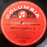 �Columbia : Francois - Prokofiev Concertos 3 & 5