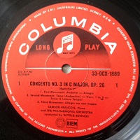 Columbia : Francois - Prokofiev Concertos 3 & 5