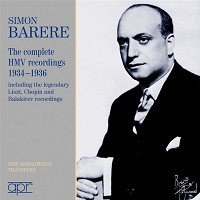 Apr : Barere - The HMV Recordings