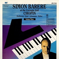 Apr : Barere  - Beethoven, Schumann, Chopin