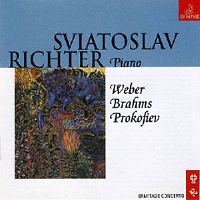 Ermitage : Richter - Brahms, Prokofiev, Weber