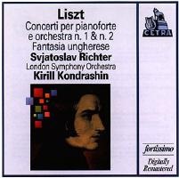 Fonit Cetra : Richter - Liszt Concertos, Hungarian Fantasy