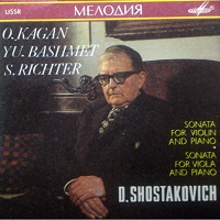 Melodiya : Richter - Shostakovich Violin Sonatas