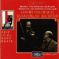 �Orfeo : Richter - Brahms, Prokofiev