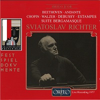 Orfeo : Richter - Chopin, Debussy