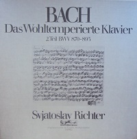 Eurodisc : Richter - Bach Well-Tempered Clavier Book II