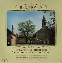 Le Chant du Monde : Richter - Beethoven Sonatas 11, 19 & 20