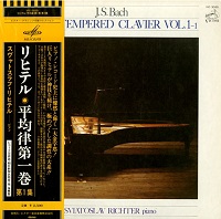 victor Japan : Richter - Bach Well-Tempered Clavier Book I 1-8