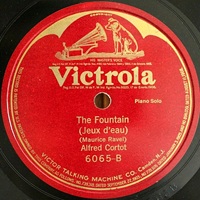 Victorola : Cortot - Ravel Jeux d'eau