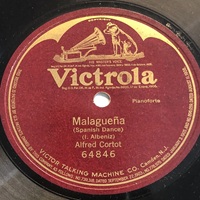 Victorola : Cortot - Albeniz Malagueña