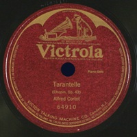 Victorola : Cortot - Chopin Tarantella