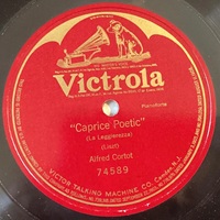 Victorola : Cortot - Liszt La leggierezza