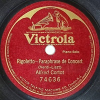 Victorola : Cortot - Liszt Rigoletto